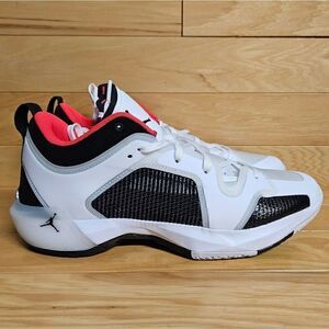 Air Jordan 37 XXXVII Low 14 White Black Siren Red Basketball Shoe DQ4122-100